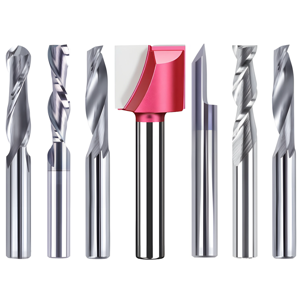 Frässtål allroundkit – trä, aluminium, plast, gravering och offerbord