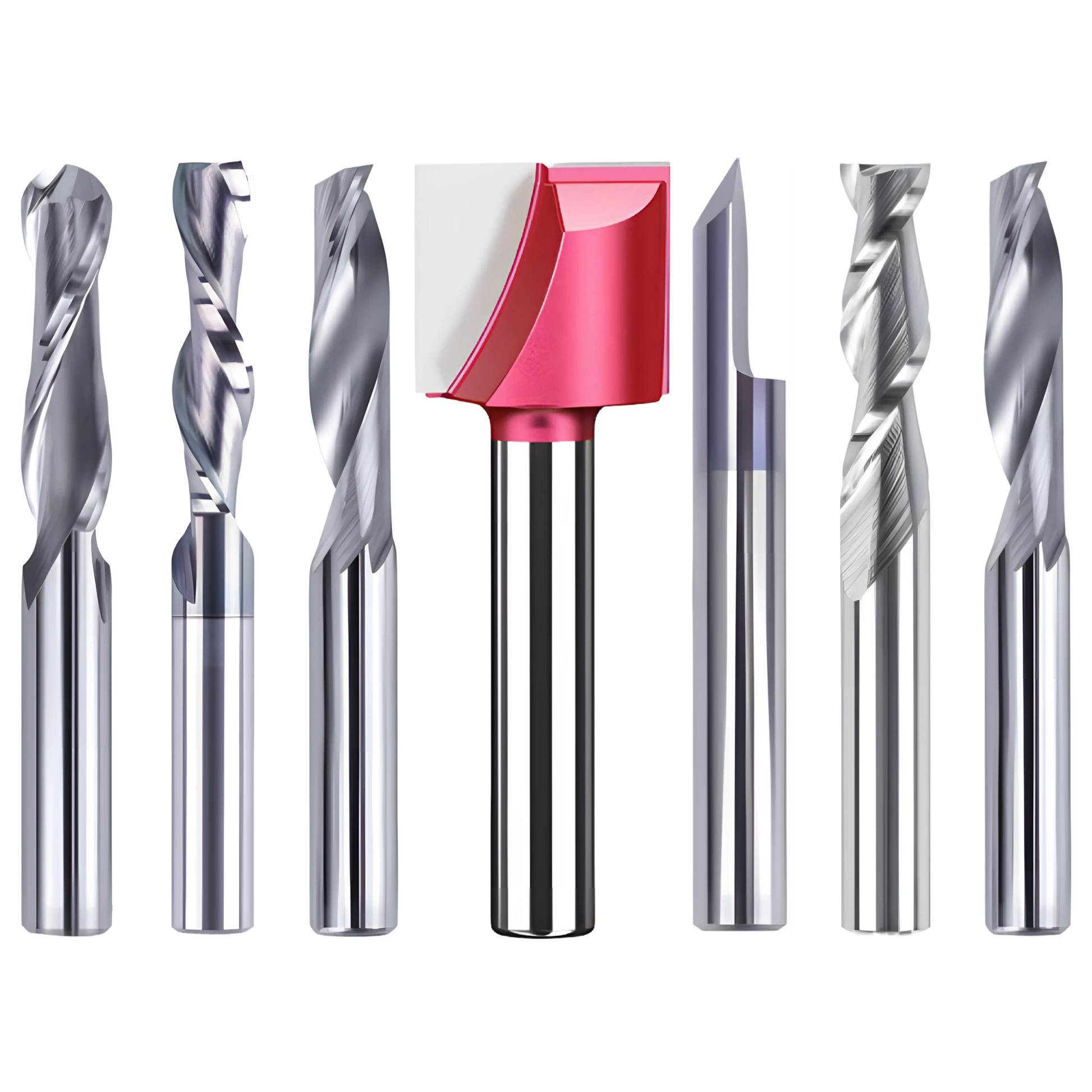 Frässtål allroundkit – trä, aluminium, plast, gravering och offerbord